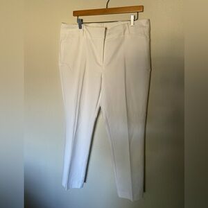 Cooper and Ella NWOT Women's White size 14 stretchy pants